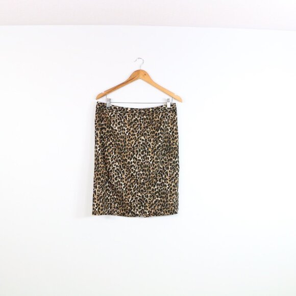 *Loft Leopard Print Skirt - Picture 2 of 7